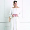 White Lace Kimono Open Front Muslim Women Islamic Clothing