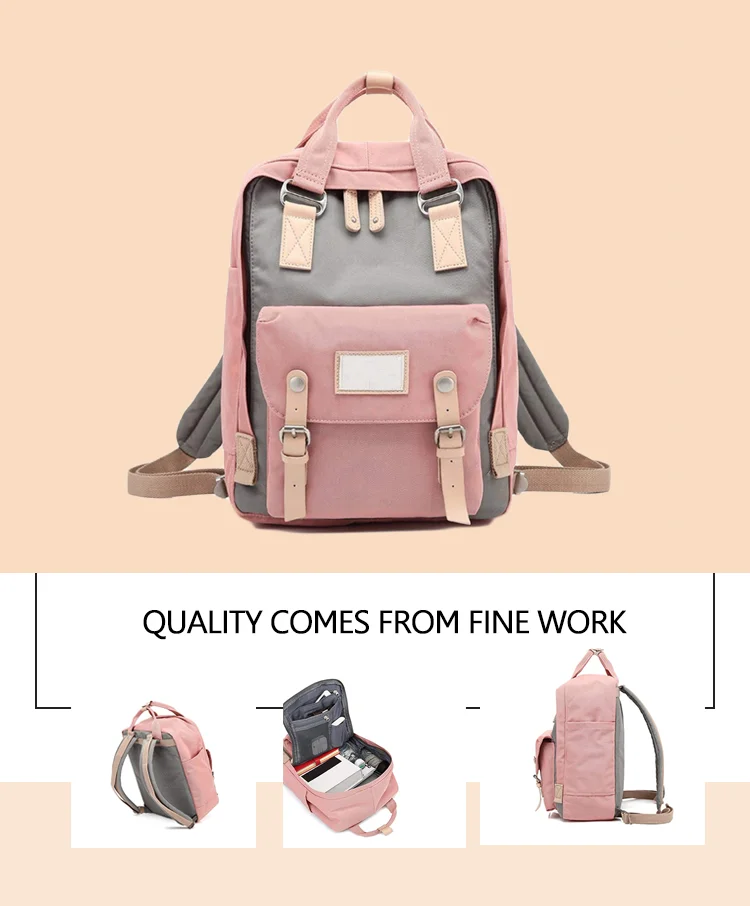 New Design Travelling Waterproof Laptop Custom Canvas Backpack For ...