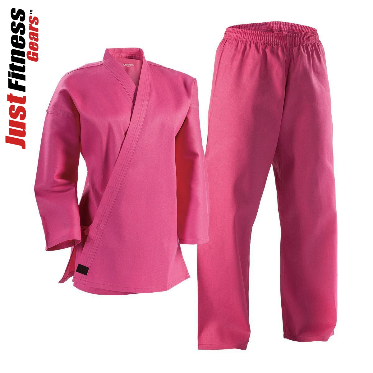 Great for Taekwondo /& Karate Pink Complete Student Martial Arts Uniform