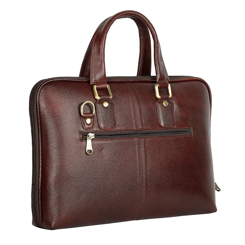 Leather Messenger Laptop Bags Brown Color India Supplier Buy Newest