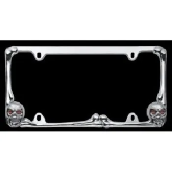 lighted licence plate frame