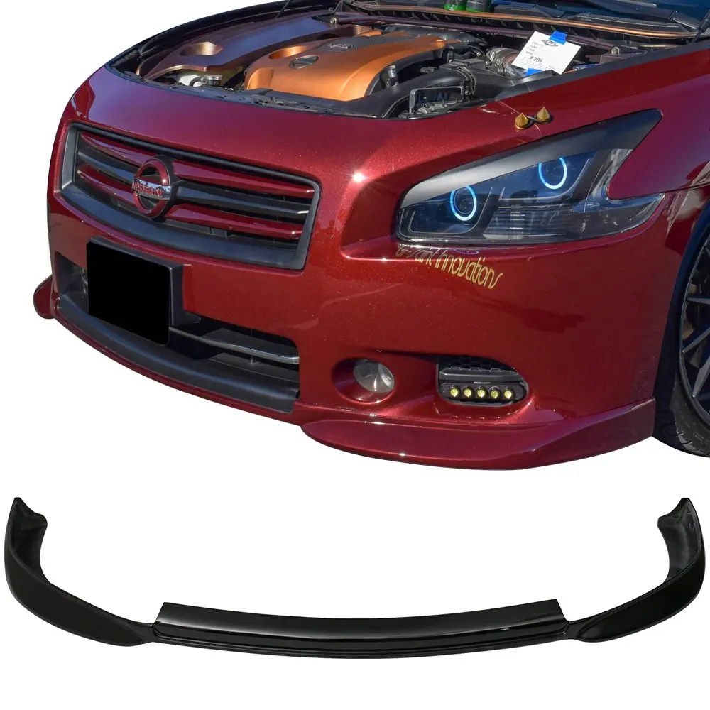 PULIps NSMX09STLFAD Sleek Style Front Bumper Lip For Nissan Maxima 2009-2014