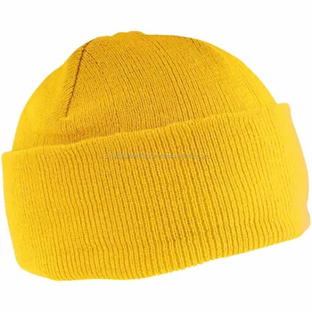 yellow winter hat