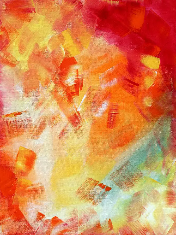 Bright Color Abstract Wall Art Painting