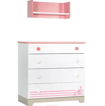 Princess Chest Of Drawers Soft Round Corners With Shelf Buy