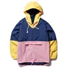 2018 Hip Hop Spring Unisex patchwork Custom windbreaker jacket Outwear Windbreaker Jacket