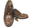 Ghillie Brogues Brown Kilt Leather Shoes