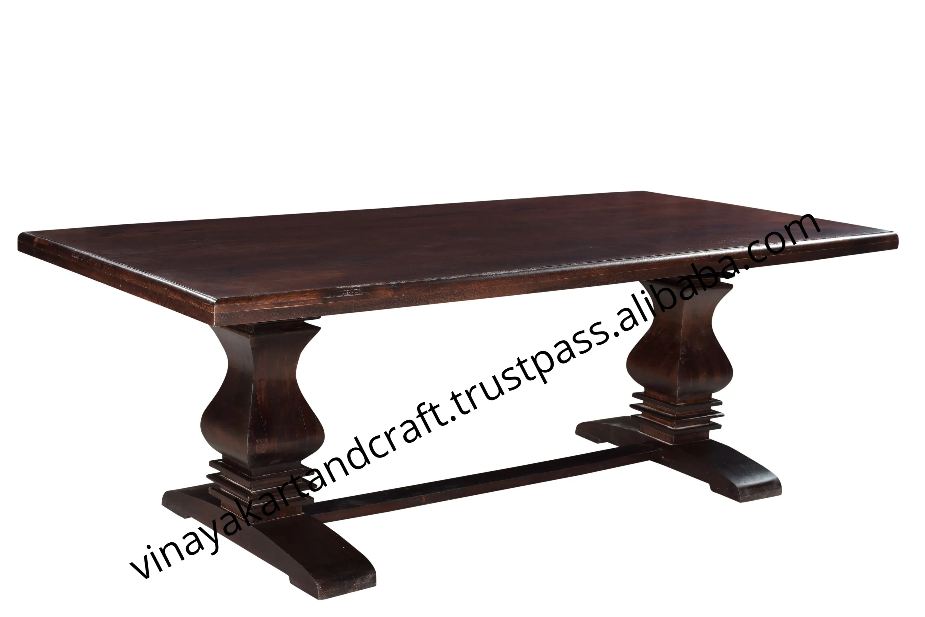 Vintage Industrial Style Dining Table French County Solid Wood Farm