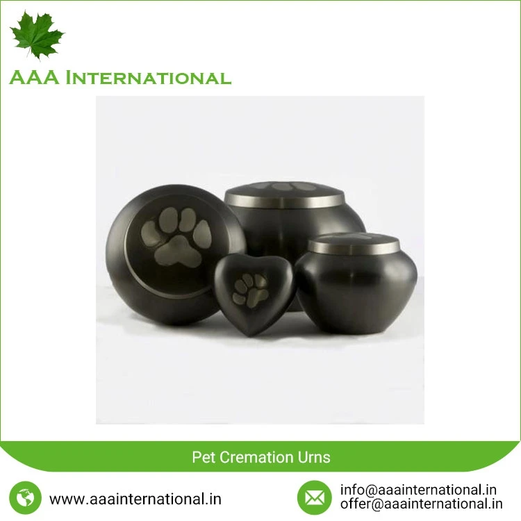 Classic Large Special Design Cremation Urn For Beloved Pet Metal