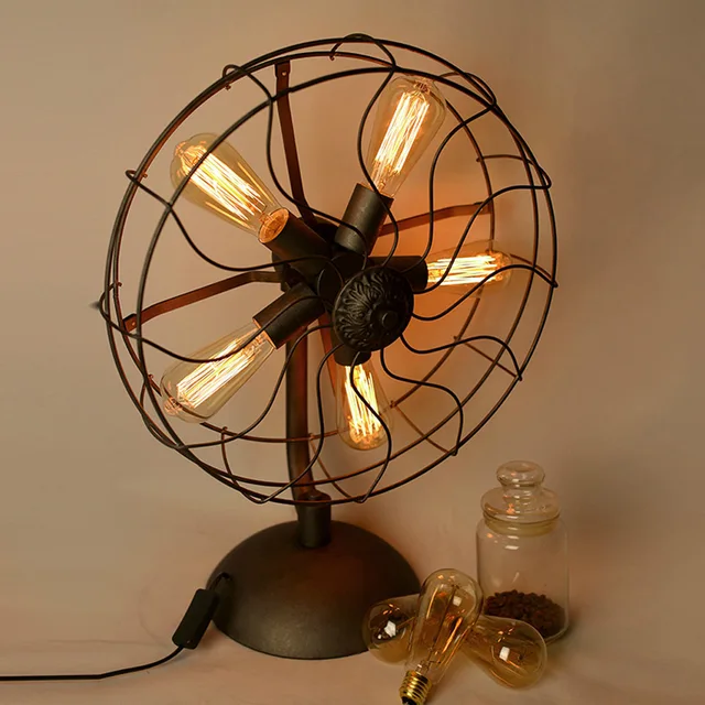 Industrial Vintage Metal Table Lamp Antique Metal Table Fan Lamp Buy Led Table Lamp European Antique Table Lamps Antique Table Lamp Product On Alibaba Com