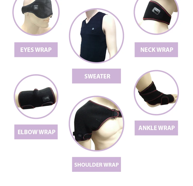 Heated Shoulder Wrap 5V Version For Injury Recovery pad
