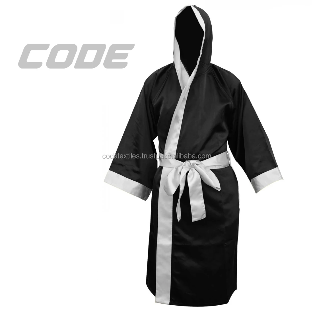 Hot Sale Hooded Mens Boxing Robe Buy Boxing Robe With Hood,Silk