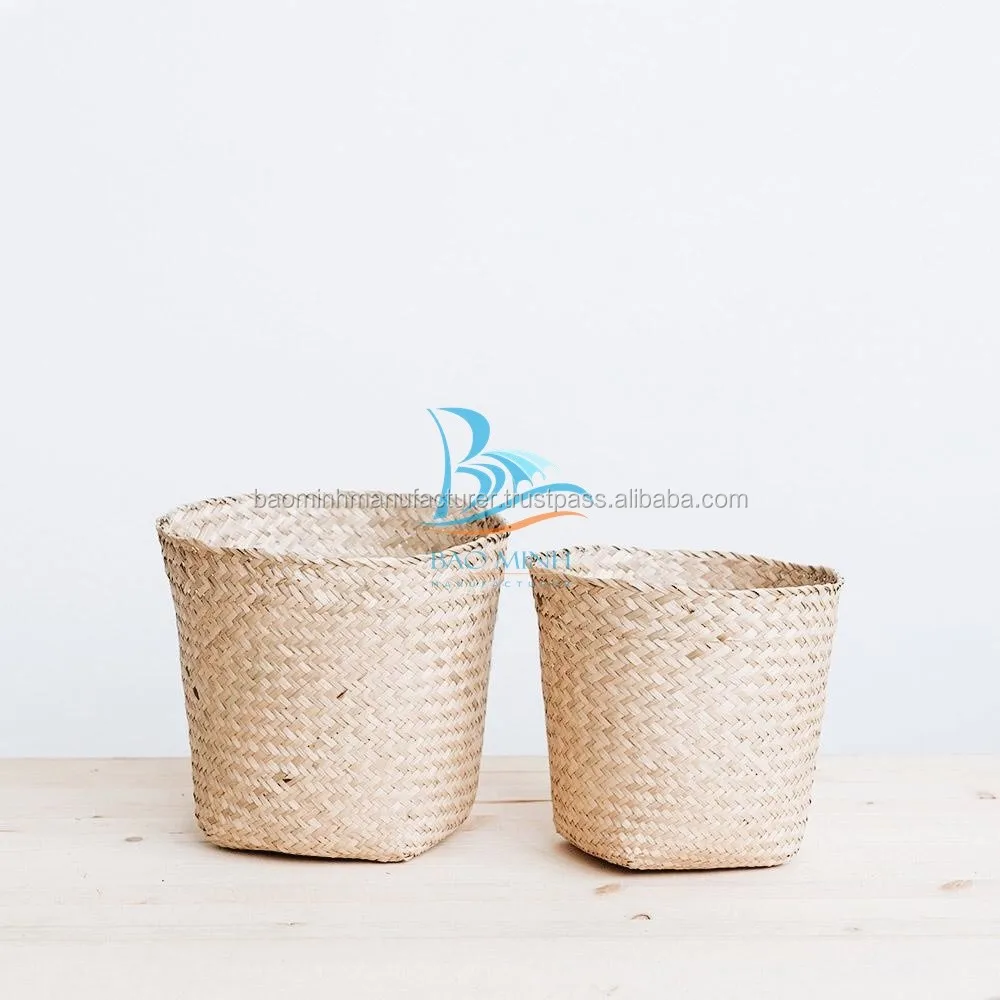 Simple Decor Woven Natural Seagrass Planter Basket Buy Seagrass