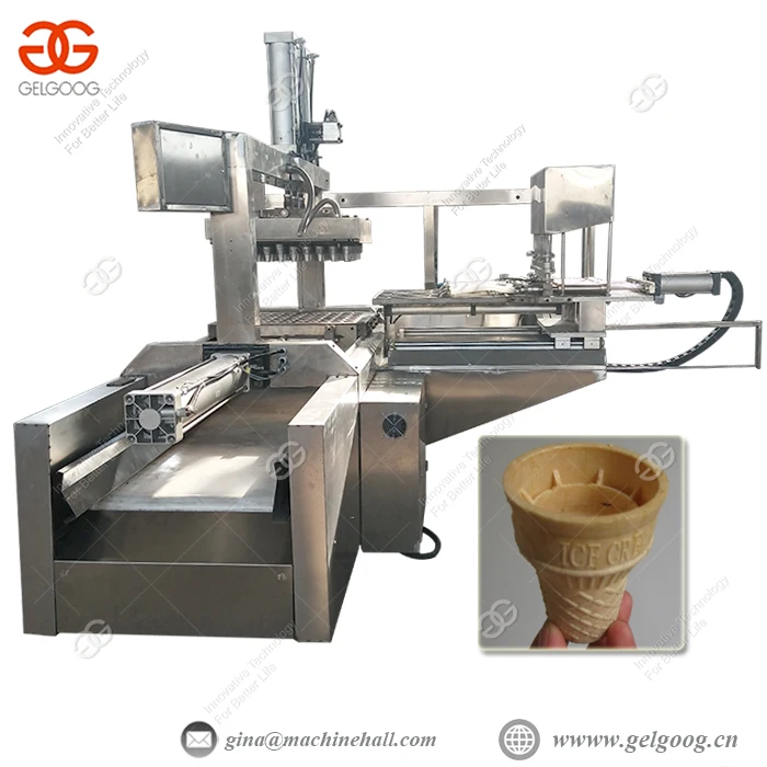 Gg120f Wafer Ice Cream Cone Making Machine Ice Cream Cup Forming