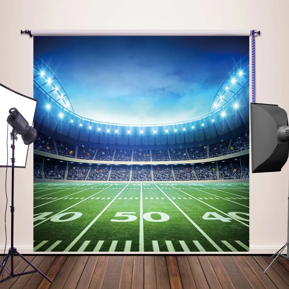 Buy HUAYI Football Field Photography Backdrops Newborn Photography Pops ...