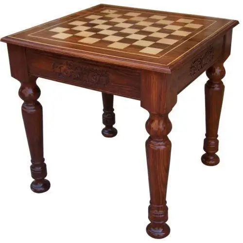 Wooden Chess Table Handmade Stand Drinking Wooden Chess Table Handmade