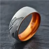 Custom Made Damascus Steel Ring(ZR84)