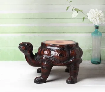 Storeindya Decorative Footstool Small Outdoor Footstool Wooden
