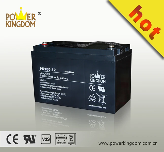 Power Kingdom Heat sealed design 100ah deep cycle battery factory price deep discharge device-10