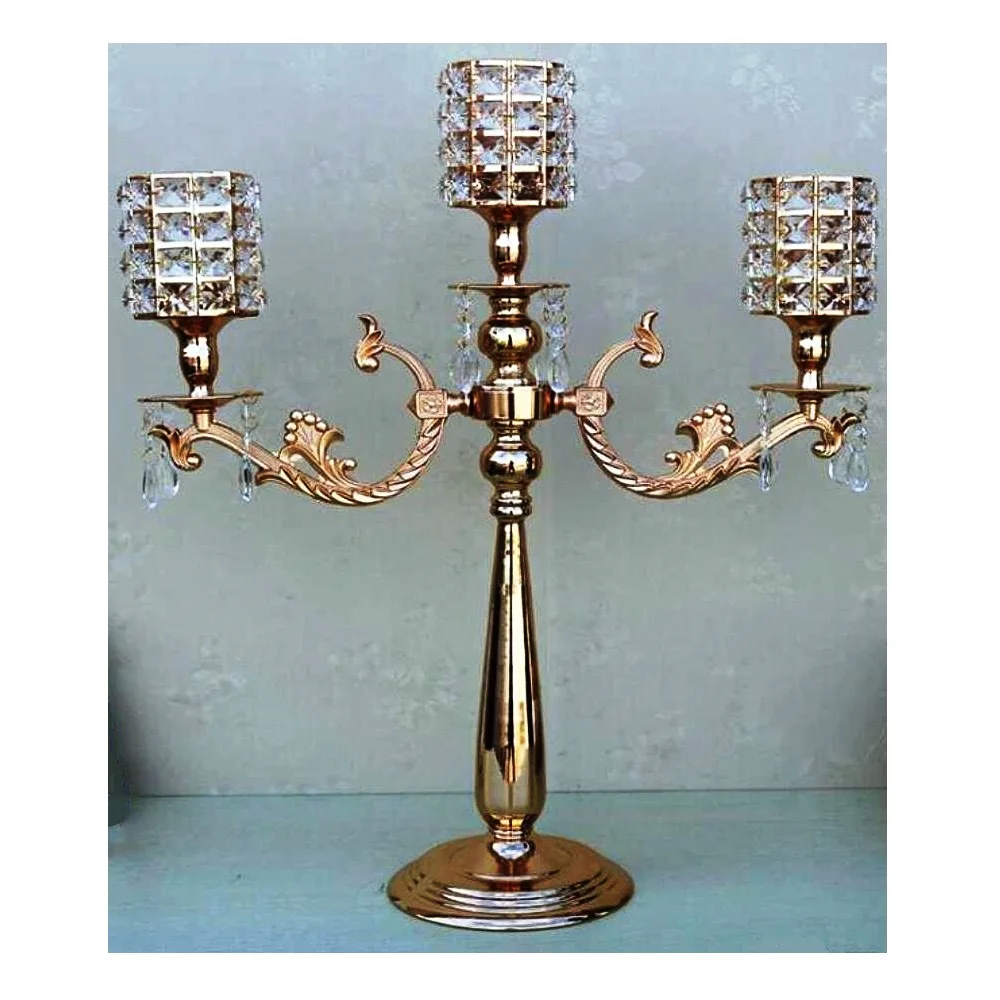 Beaded Candelabra Centerpiece Or Floor Tall Candelabra For Wedding Or ...