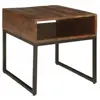 Stylish Wooden Iron Bedside