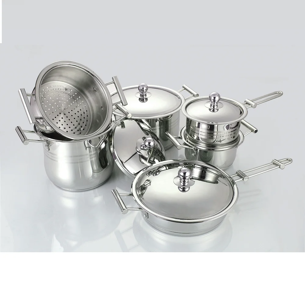 Brand New Multifunctional Cooking Tools Stainless Steel Cookware Set