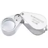 Portable 30x Magnifying Optical Glass LED Light Jeweler Identifier Tool Loupe