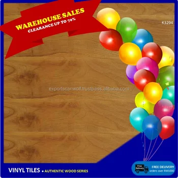 Warehouse Sales Wood Grain Luxury Vinyl Flooring Pvc Tiles For