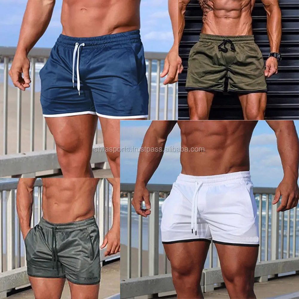 Lycra Spandex Wholesale Custom Gym Running Men Compression Shorts ...