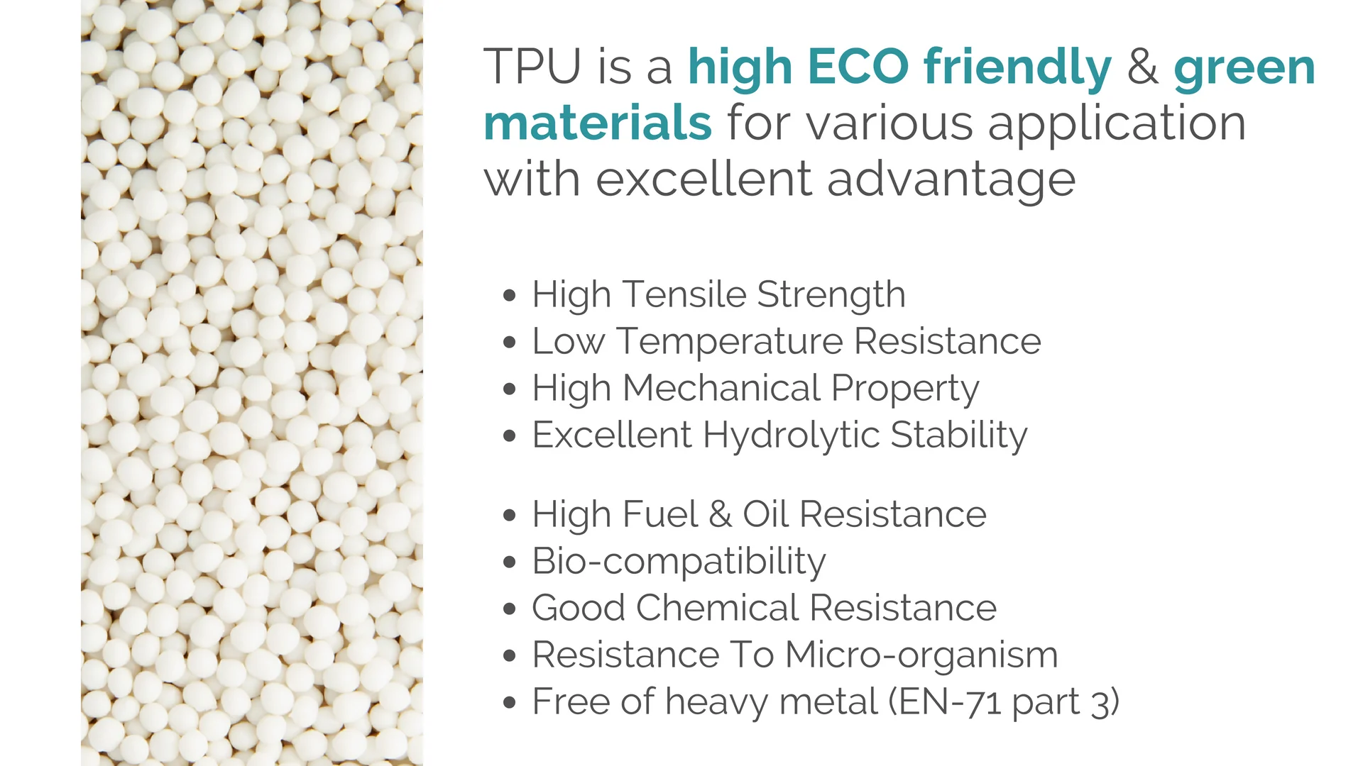 thermoplastic polyurethane tpu granules