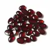 5x7mm Natural Red Garnet Loose Oval Cabochon