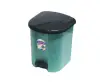 Best selling plastic waste bins with lid and pedal plastic dustbin used at home office I0416
