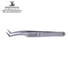 Eyelash Extension Tweezers L Type Volume With Groove 12 cm