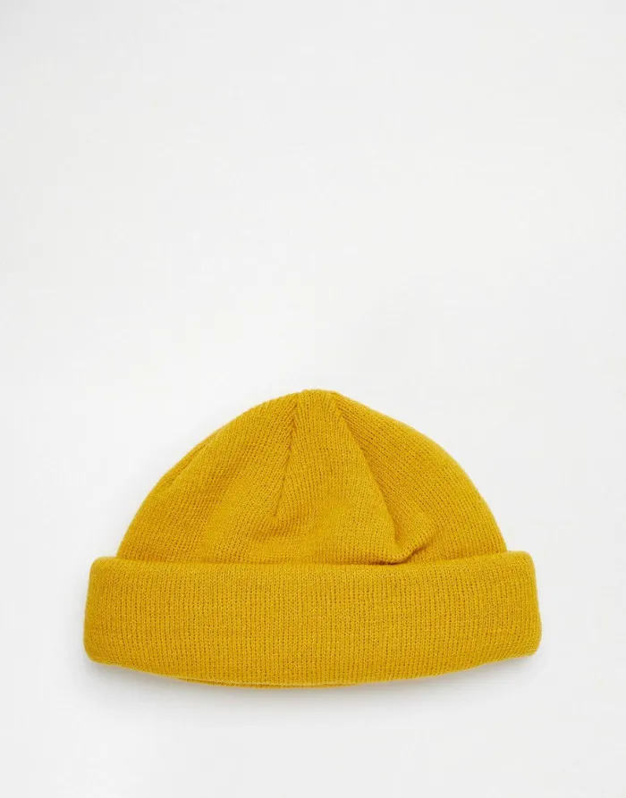 The Gorras Beanie Blank Yellow Custom 