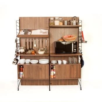 Ezbo Kitchen Furniture Extendable Storage Shelf Cabinet Wooden 6