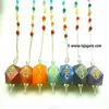 Chakra Sanskrit Symbol Hexagonal Engraved Pendulum | Engraved Pendulums For Wholesale