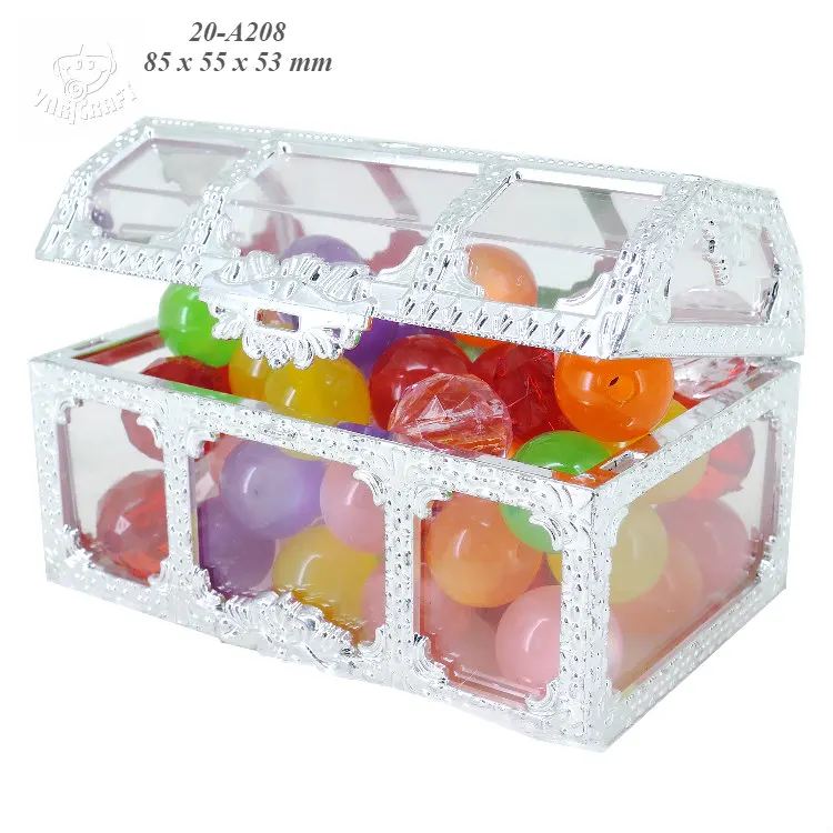 For Kids Pirate Prize 100 Food Grade Small Plastic Treasure Chest