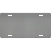 Brushed Chrome Dye Sublimation Aluminum License Plate Blanks-Quantity Discounts Given