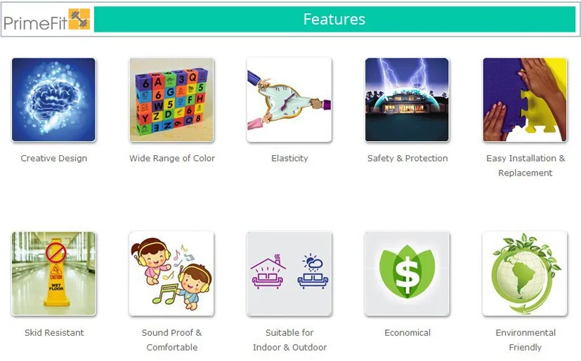 50mm Nontoxic Gym Rubber Floor Mats For Gym Flooring Using High