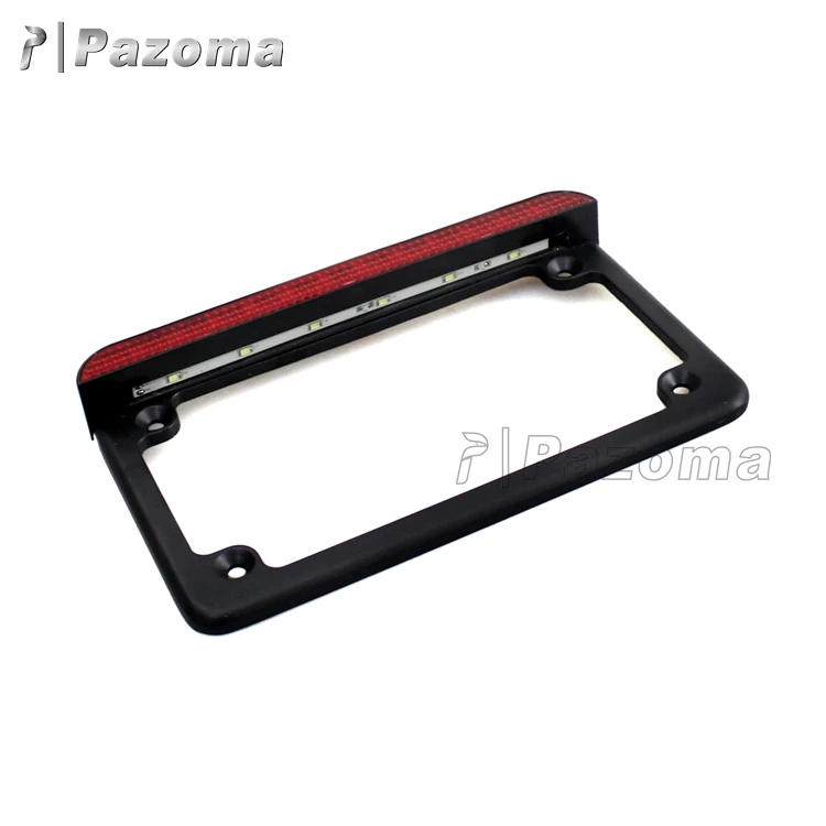 Wholesale Price Usa Style 7" X 4" Billet Black Aluminum License Plate