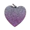 Hot Sale Heart Shaped Colorful Pink Sapphire Gemstone Elegant Jewelry Pendant For Ladies