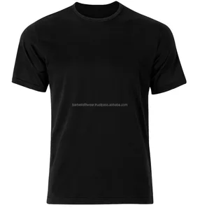 New Style Wholesale Men Black Printed Top Round Neck T-Shirt Simple Casual Tee New Style Wholesale Men Black Printed Top Round Neck T-Shirt Simple Casual Tee