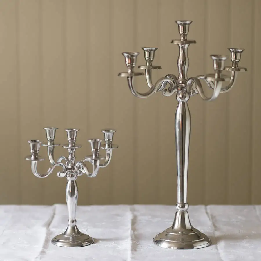 Industrial Modern Seven Arms Candelabra Multiple Size Antique Handmade