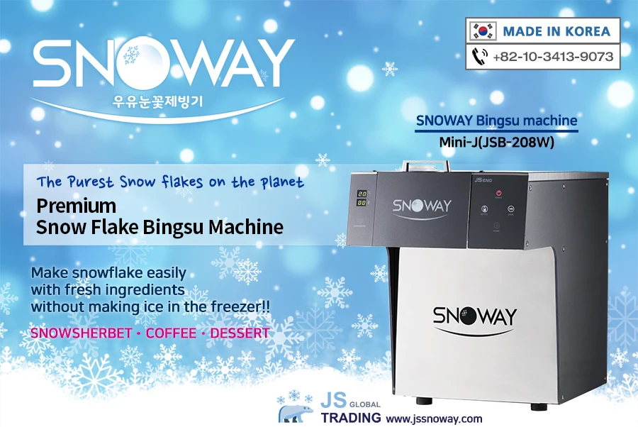 2018 New!! Snoway Minij Snow Ice Flake Bingsu Machine(sulbing Machine