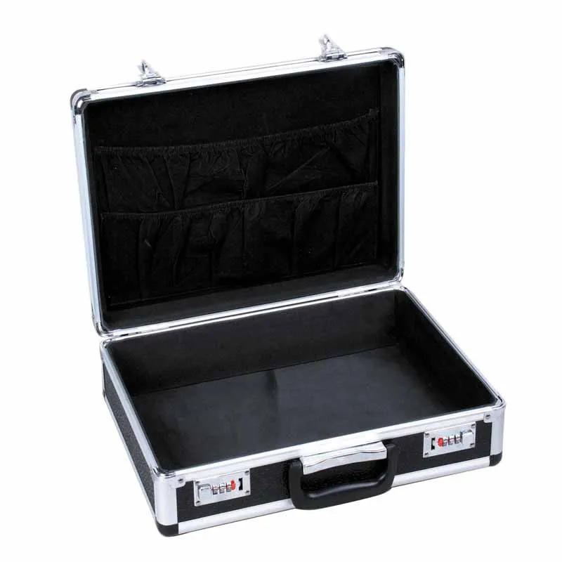 Black Aluminum Secret Compartment Document Storage Briefcase Buy