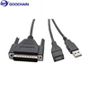 Custom d-sub 44pin db44 pin cable to USB A male and Female USB Connector