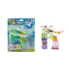 New Transparent Kids Shark Belt Music Flash Single Bottle Water Bubble Gun