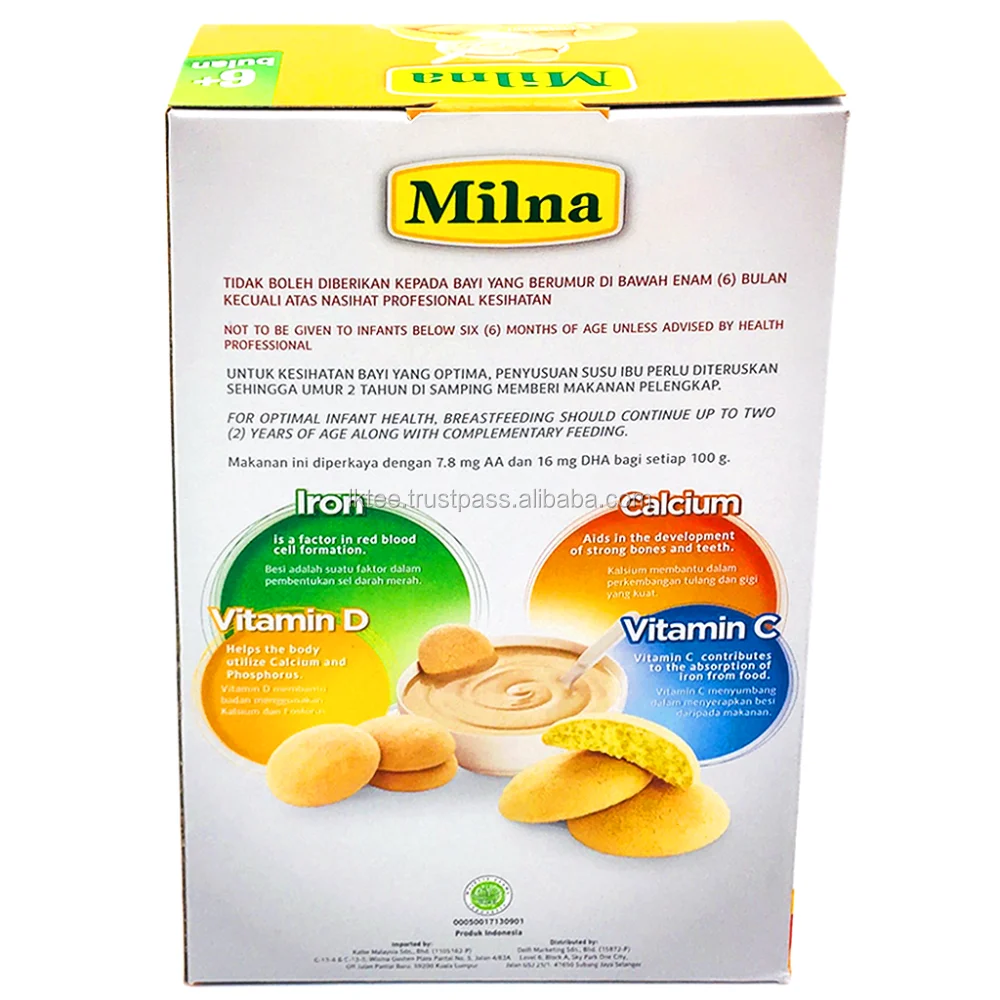 Milna Baby Biscuit Baby Cereal Baby Food Buy Biscuitbaby Foodbaby Cereal Product On Alibabacom