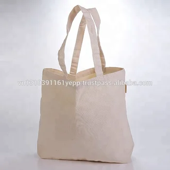 Wholesale Standard Size Cotton Canvas Cat Design Tote Shopping Bag