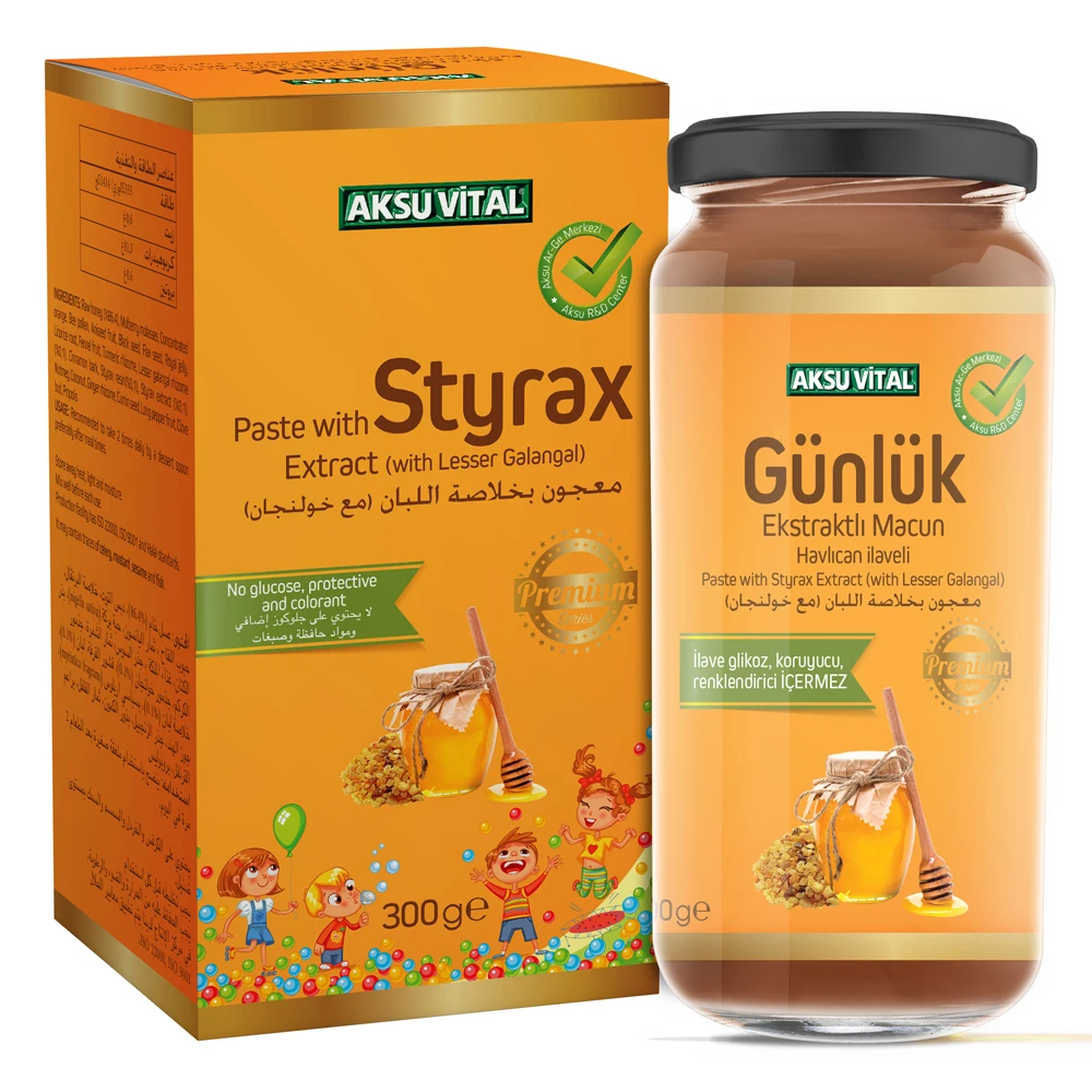 
Styrax Extract with Lesser Galangal Halal Baby Food Products Kids Dose Royal Jelly Pollen Honey Mixture Optimum Nutrition 